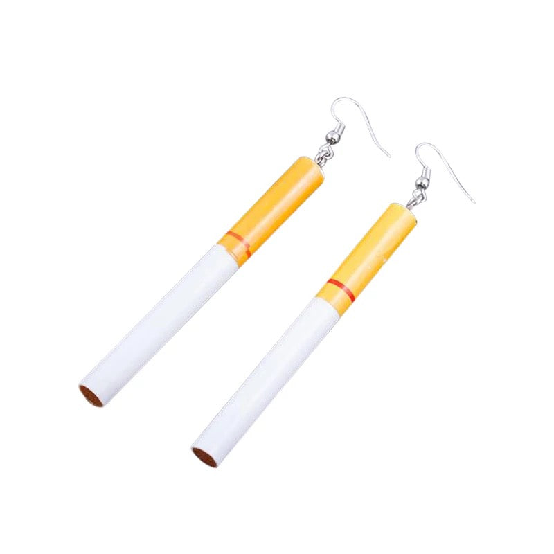 Cool Long Full Whole Body of Cigarettes Earrings - Party Monster!!