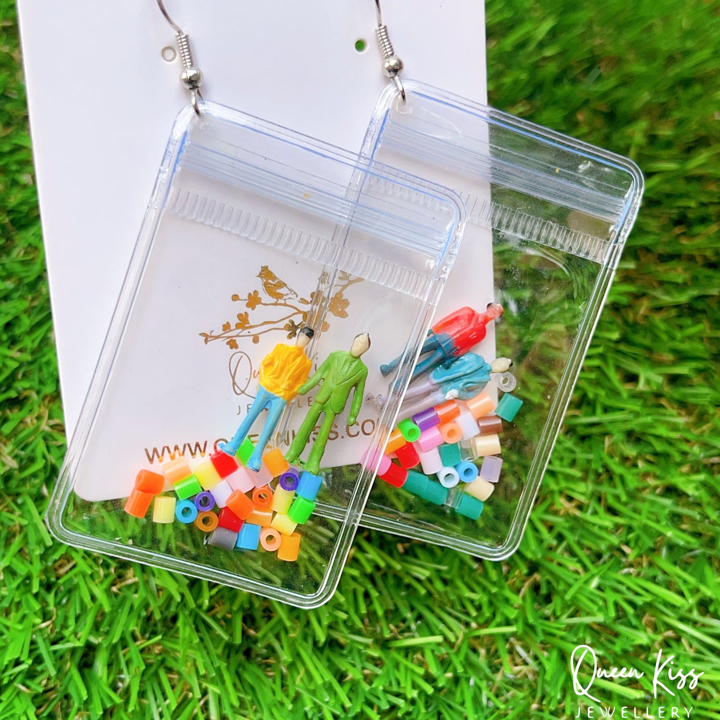 Little People and Bubbles Earrings