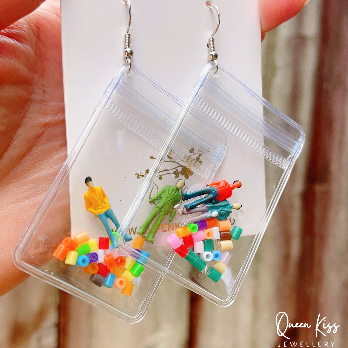 Little People and Bubbles Earrings