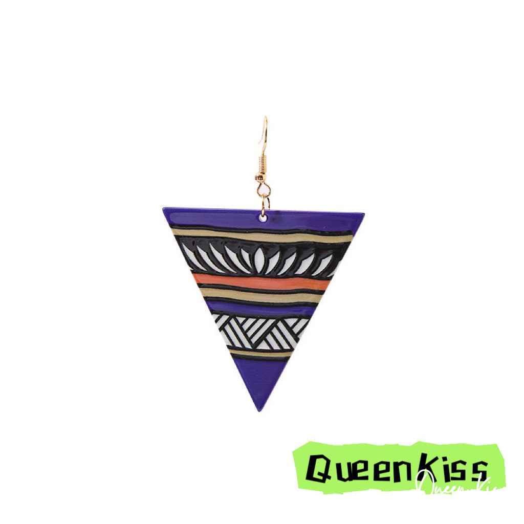 Mysterious Triangle Totem Earrings - Infinite Love!!
