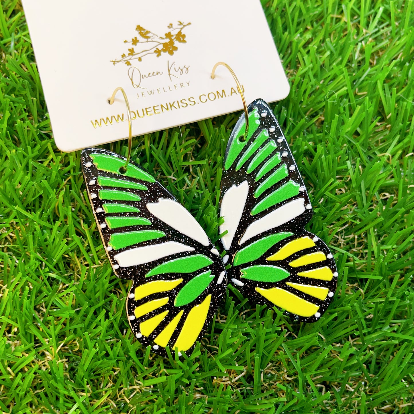 Cute Light Trendy Laser Cut Colour Romantic Butterfly Earrings - Butterfly Effect!!