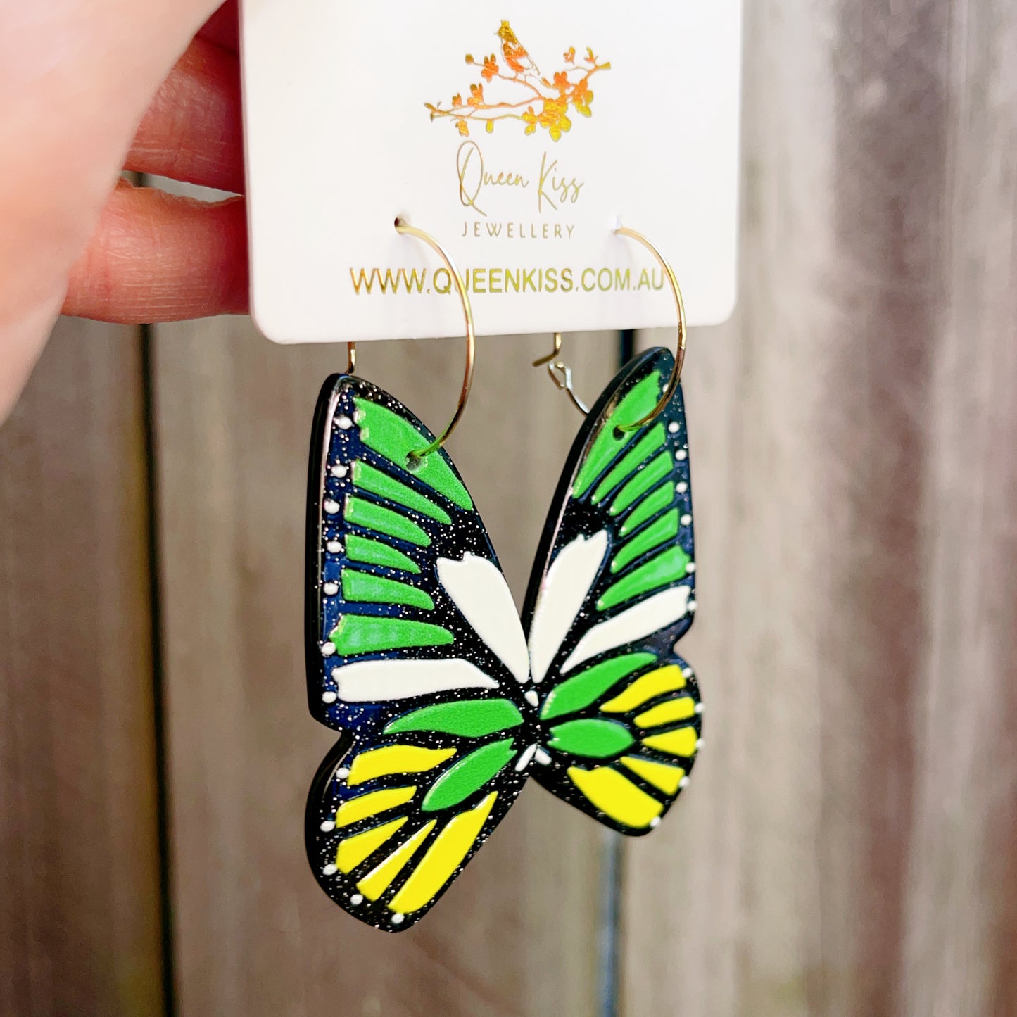 Cute Light Trendy Laser Cut Colour Romantic Butterfly Earrings - Butterfly Effect!!