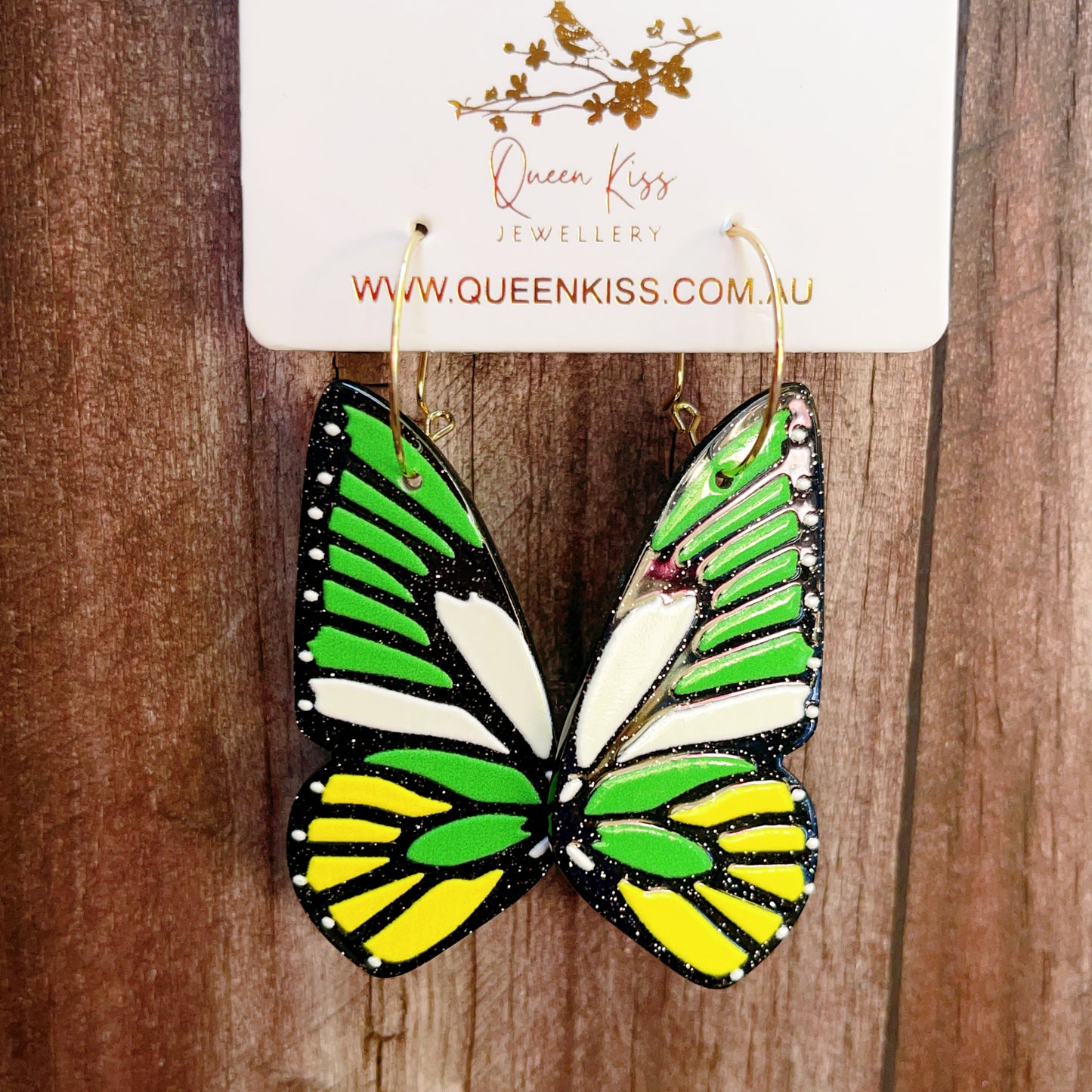 Cute Light Trendy Laser Cut Colour Romantic Butterfly Earrings - Butterfly Effect!!