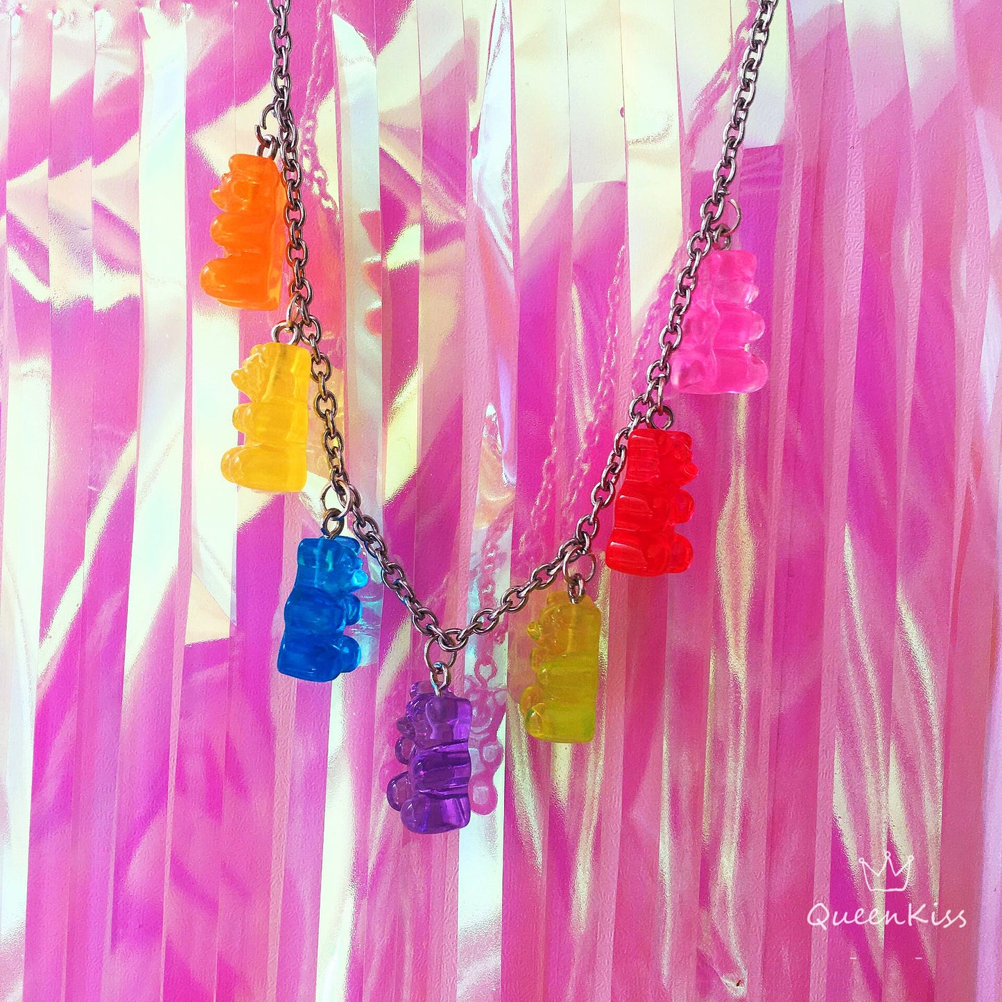 Wonderful Colourful Little Candy Bears Orange Yellow Blue Purple Green Red Pink -- Little Wonder!!