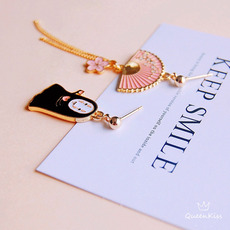 Super Cute Carton Japanese Style NoFace Theme Earrings -- No Name!!