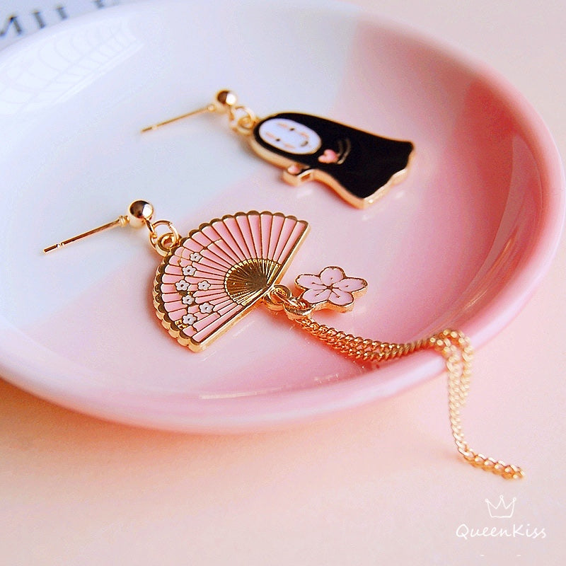 Super Cute Carton Japanese Style NoFace Theme Earrings -- No Name!!