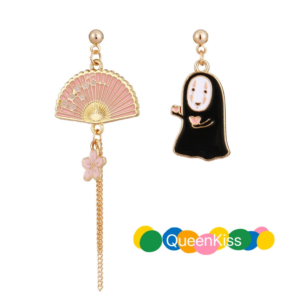 Super Cute Carton Japanese Style NoFace Theme Earrings -- No Name!!