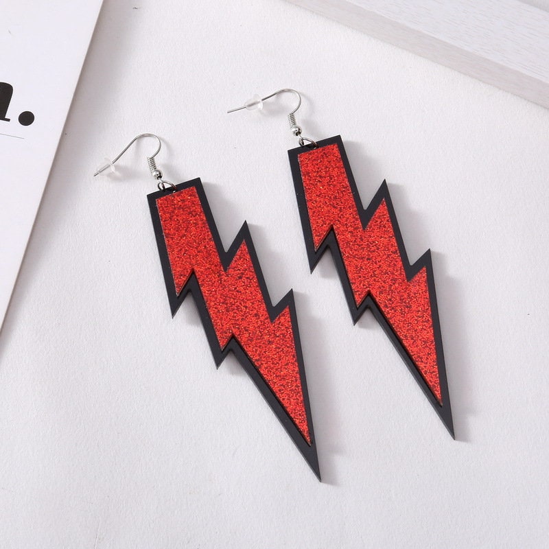 Cute Light Trendy Pink Red Blue Yellow Rosered Suer Flash Party Earrings - Super Flash!!