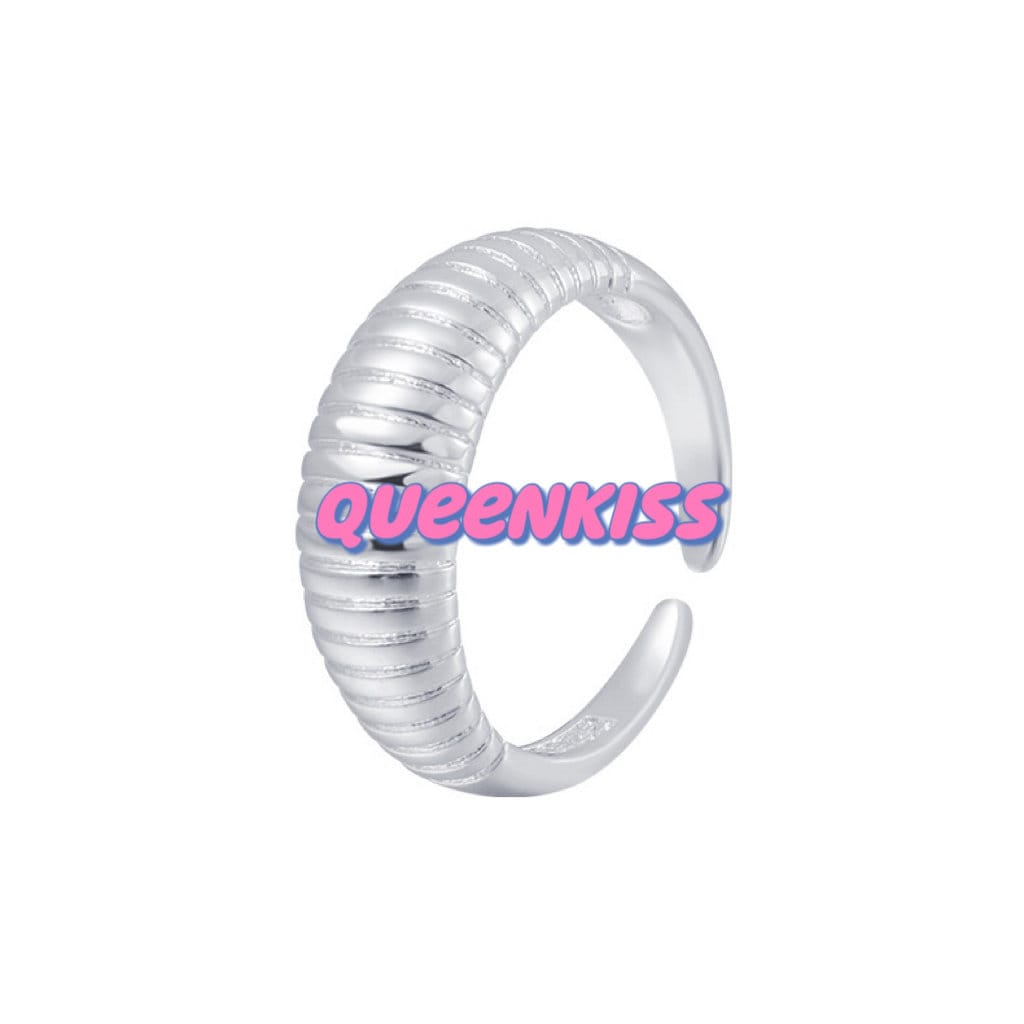 Modern Minimalist Adjustable Silver Ring