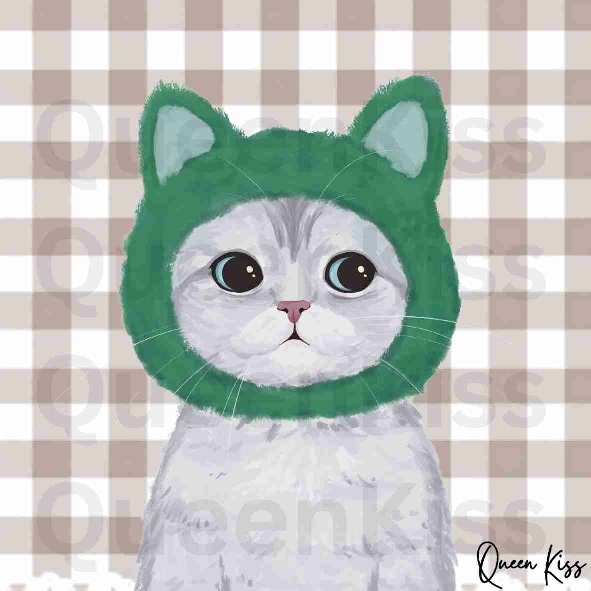 Cute Cat Sticker, Meow Sticker, Waterproof Glossy Sticker, Adorable Cat Kitty, Vinyl Sticker, Laptop Phone Notebook Mug Sticker -- Meowville