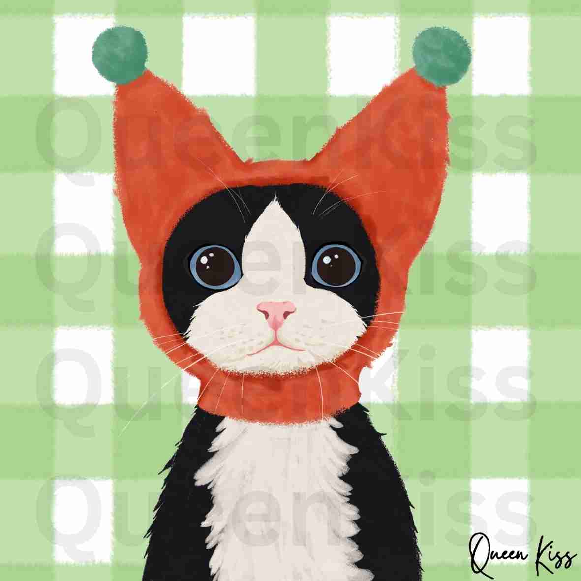 Cute Cat Sticker, Meow Sticker, Waterproof Glossy Sticker, Adorable Cat Kitty, Vinyl Sticker, Laptop Phone Notebook Mug Sticker -- Meowville