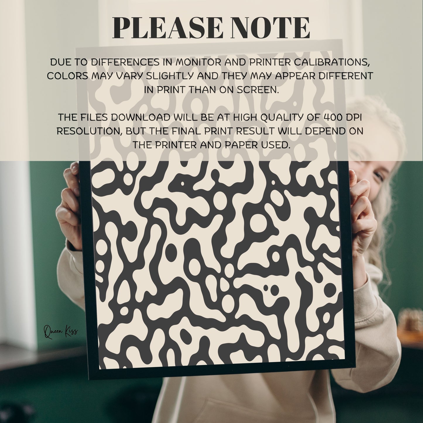 Abstract Black Beige Ocean Ripples Wall Art, Minimalist Instant Printable Poster, Modern Home Aesthetic Decor, Boho Nature Inspired Art