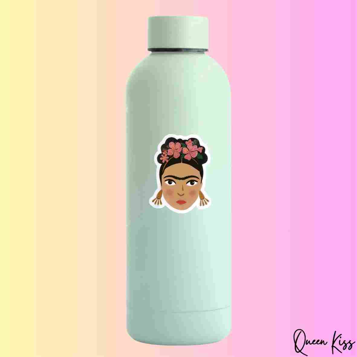Cute Frida Kahlo Sticker, Waterproof Glossy Sticker, Vinyl Sticker, Laptop Phone Notebook Mug Sticker -- Nothing is absolute