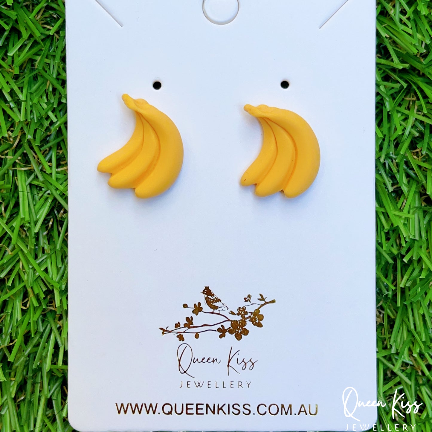 Cute Adorable Fun Yellow Color Bananna Earrings -- Everyday Rewards!!