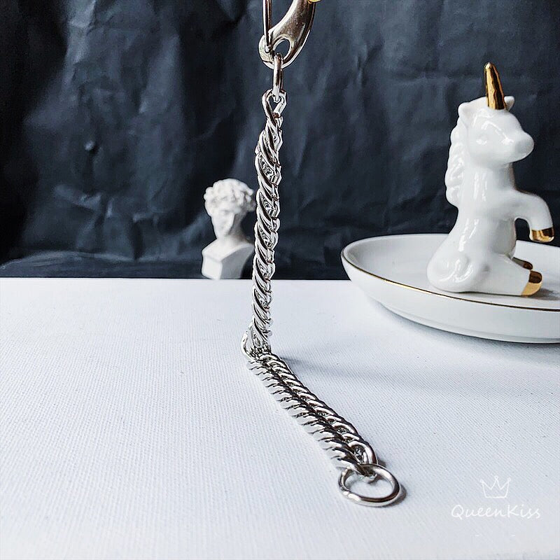Funky Punk Stainless Steel Cool Style Chain Silver Bracelet -- Magic Moment!!