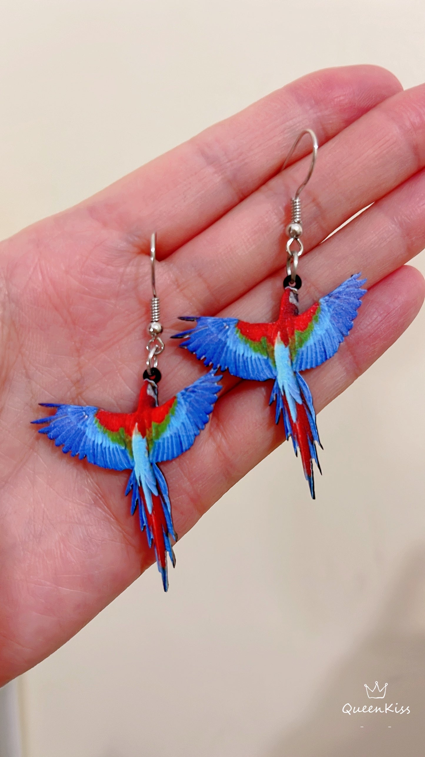 Super Light Acrylic Cute Bird Earrings -- Good Romance
