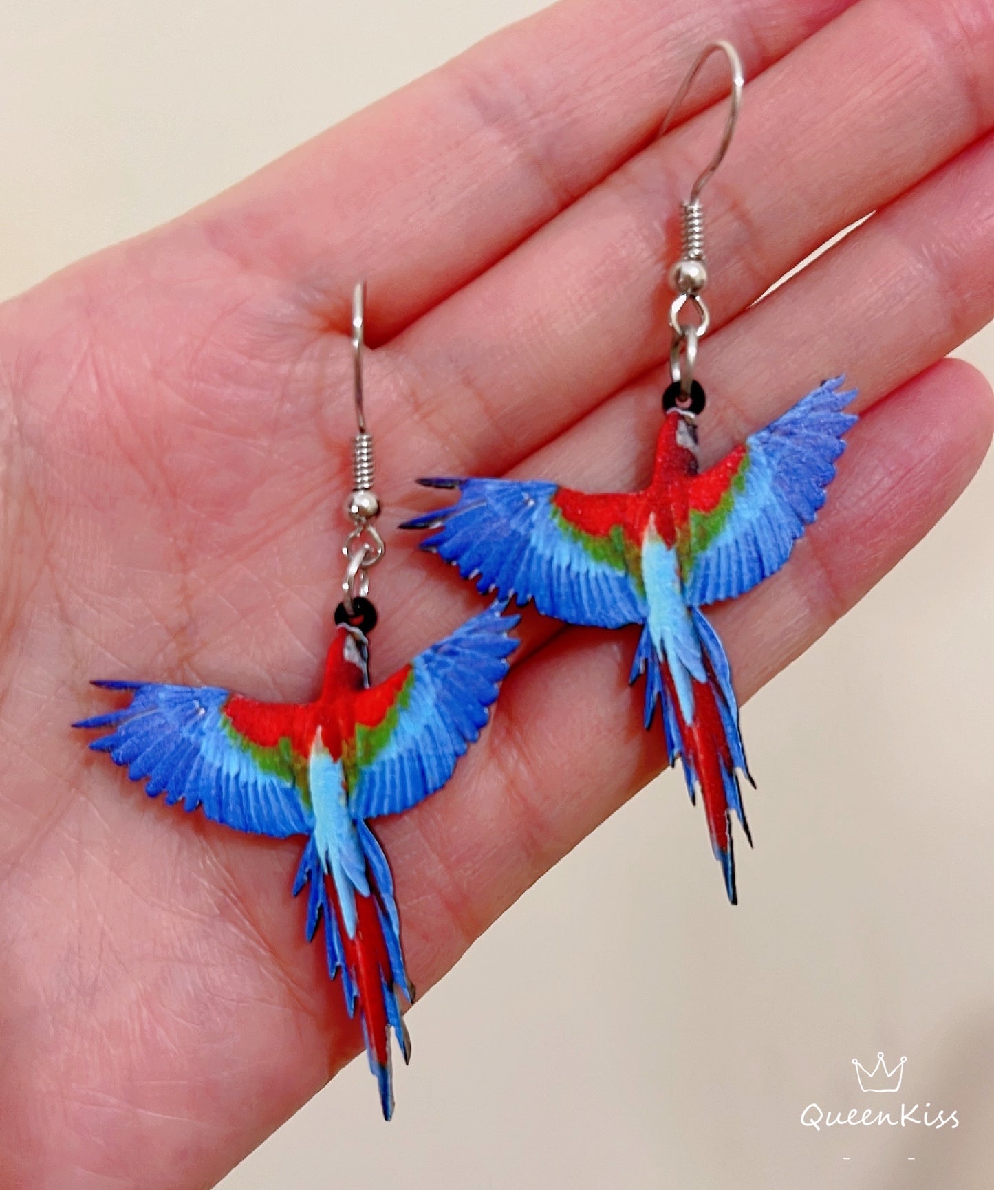 Super Light Acrylic Cute Bird Earrings -- Good Romance