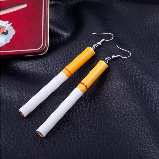 Cool Long Full Whole Body of Cigarettes Earrings - Party Monster!!