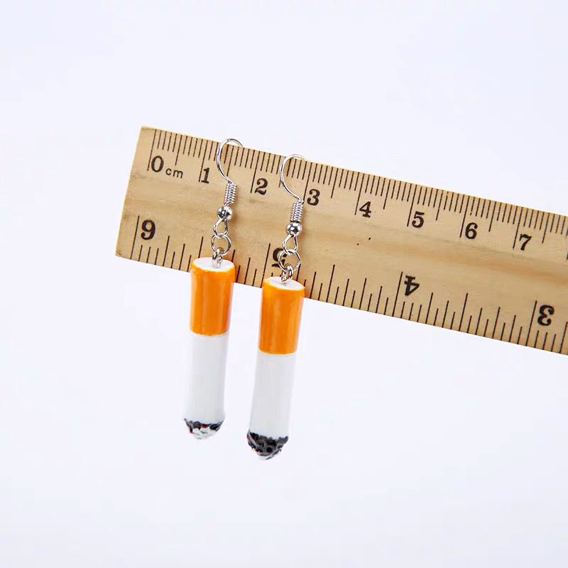 Cool Burning Cigarettes Earrings - Smoke in my eyes!!