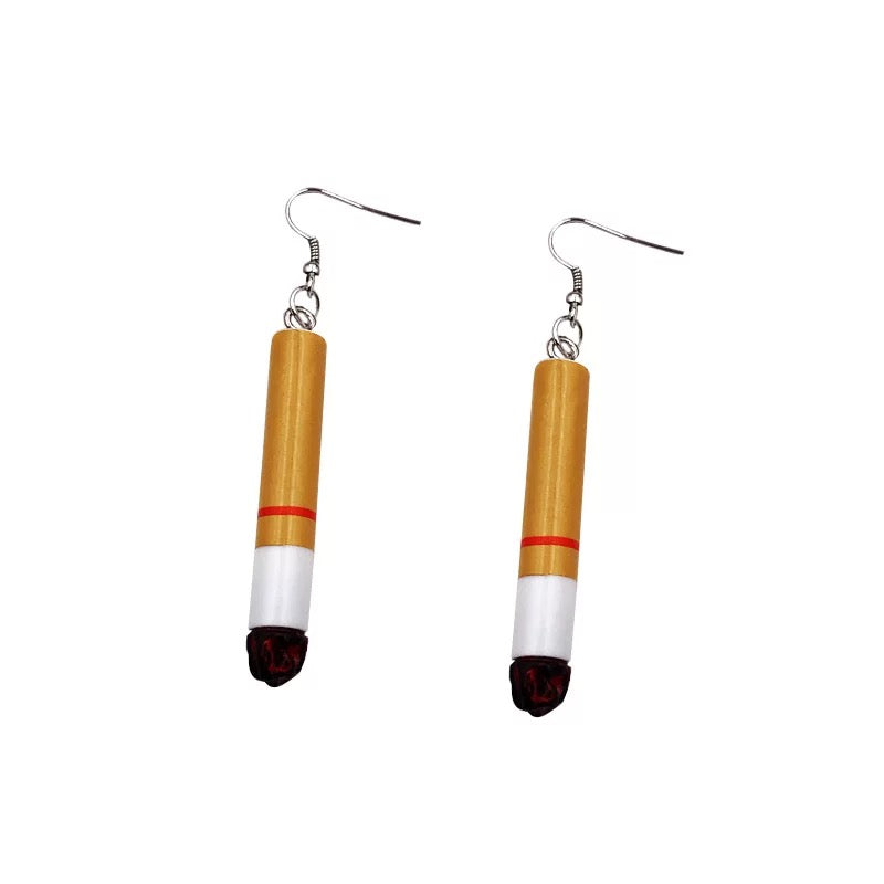 Cool Burning Cigarettes Earrings - Smoke in my eyes!!