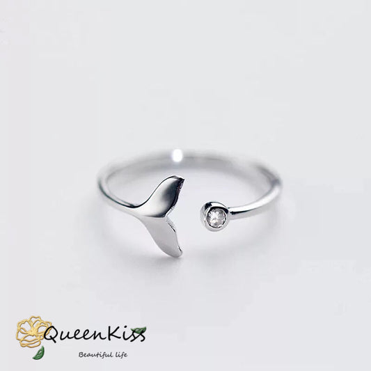 Gorgeous Mermaid Tears Adjustable Silver Ring