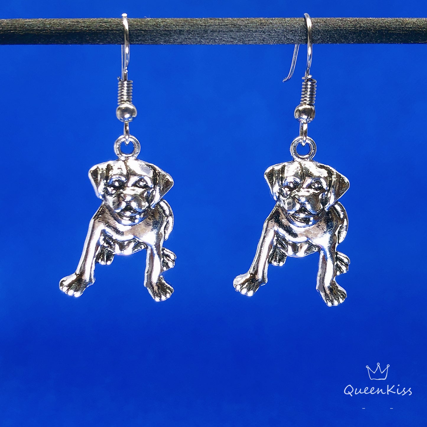 Sale!!!Cute Adorable Puppy Dog Earrings -- I will always love you!!