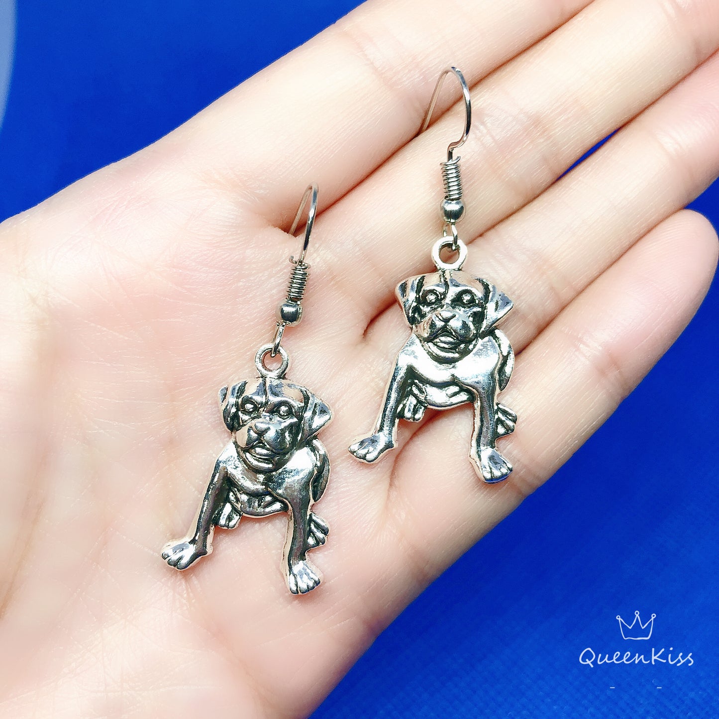 Sale!!!Cute Adorable Puppy Dog Earrings -- I will always love you!!