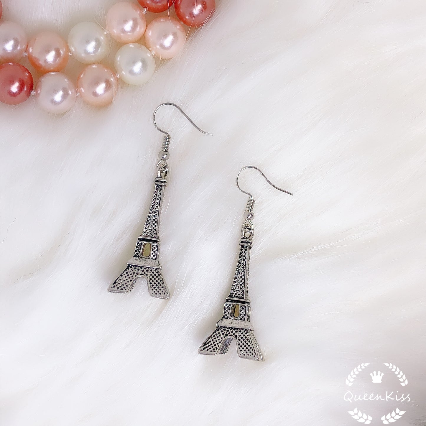 Mini 3D Cute Adorable Silver Eiffel Tower Earrings For Women Daughter Mother and Her - Best Friend Gift - Paris Paris!!!