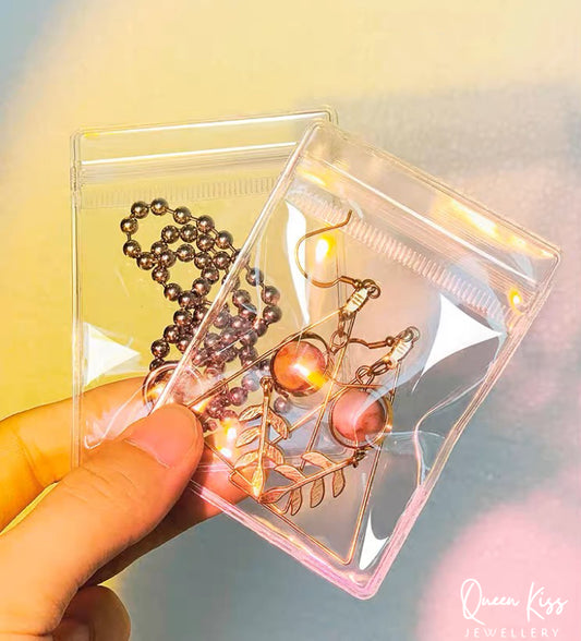 Premium Thick Clear Moisture-proof Jewellery Storage Bag Tour Mate Organiser Seal Bag Self Seal Zipper Lock Bag Package 10PCs of Each Size