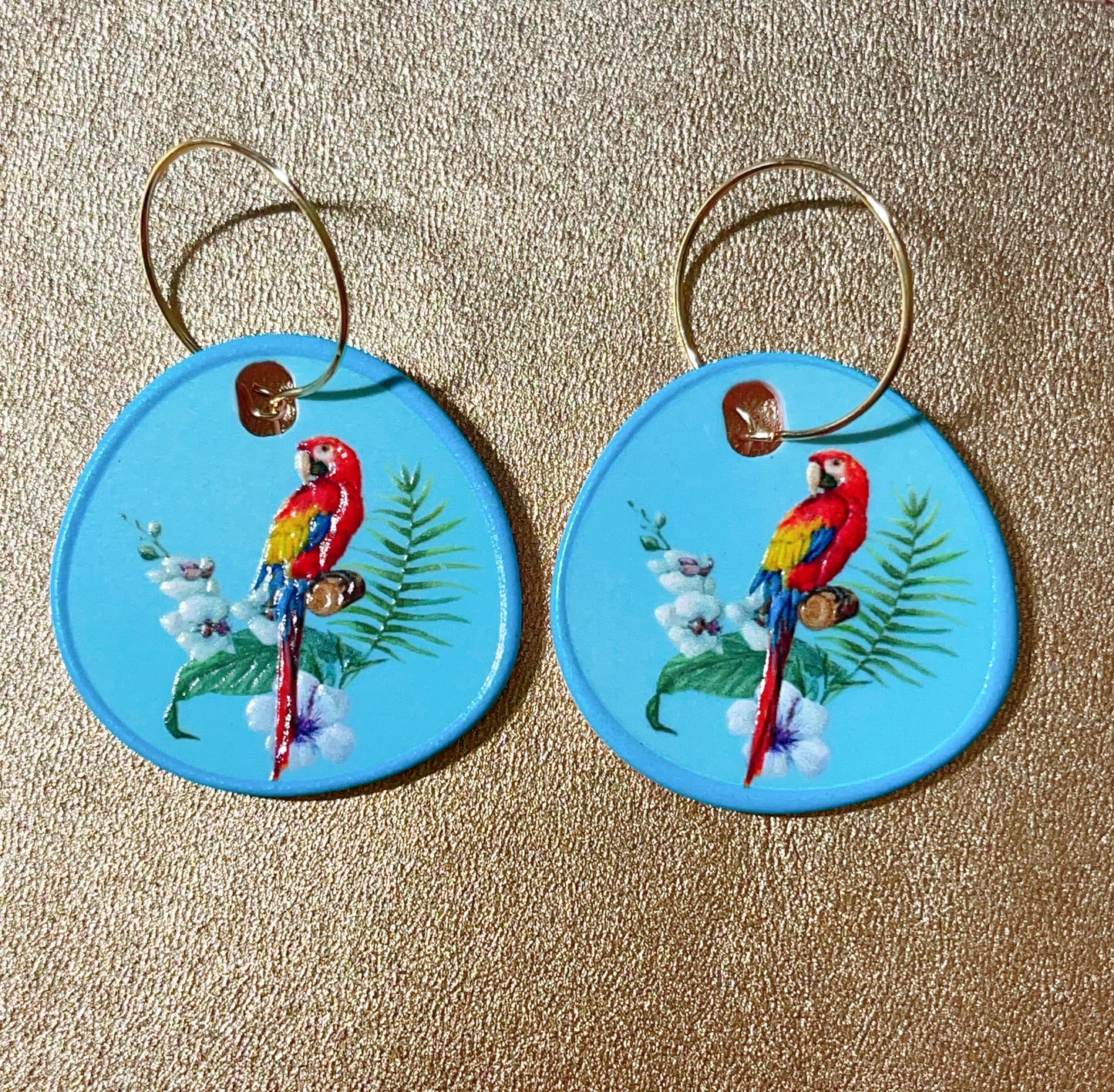 Cute Light Trendy Adorable Parrot Earrings - Jungle