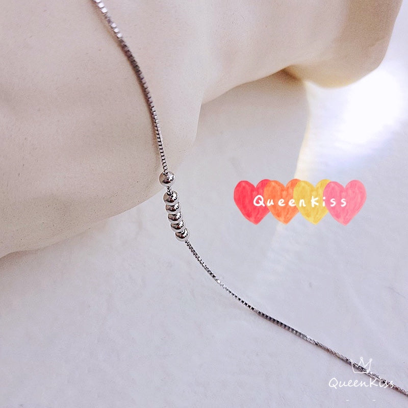 S925 Sterling Silver Beads Anklet Gift for Girlfriend Sister Mother Daughter Her--Simply The Best