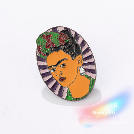 Frida Cool Brooches Newtown Icon Gift for Her, Mother, Kid, Sister, Good Friends