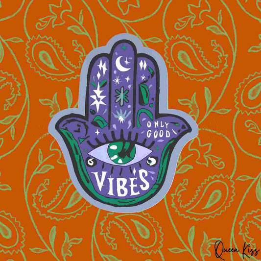 Cute Love and peace Sticker, Waterproof Glossy Sticker, Vinyl Sticker, Laptop Phone Notebook Mug Sticker -- Love and peace