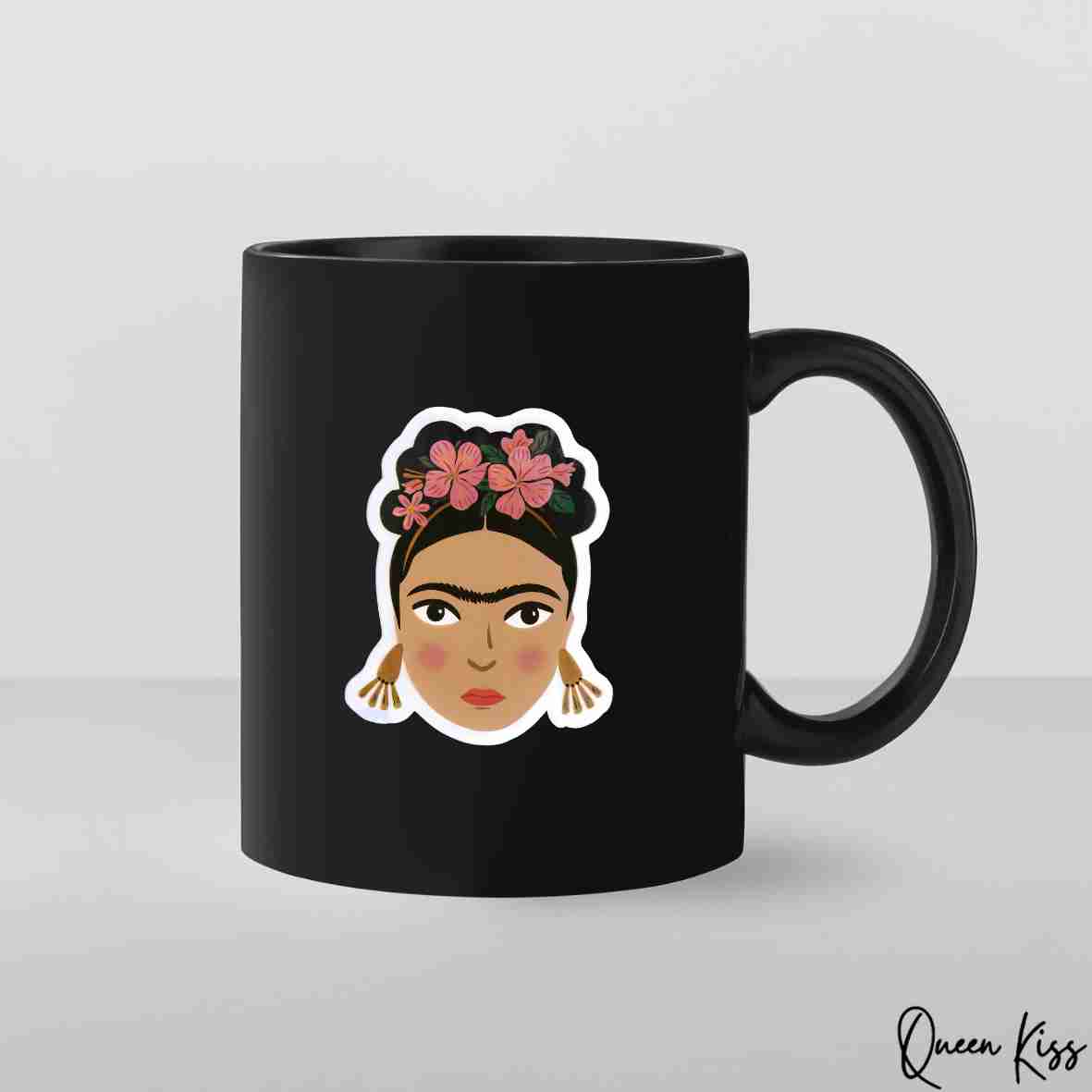 Cute Frida Kahlo Sticker, Waterproof Glossy Sticker, Vinyl Sticker, Laptop Phone Notebook Mug Sticker -- Nothing is absolute