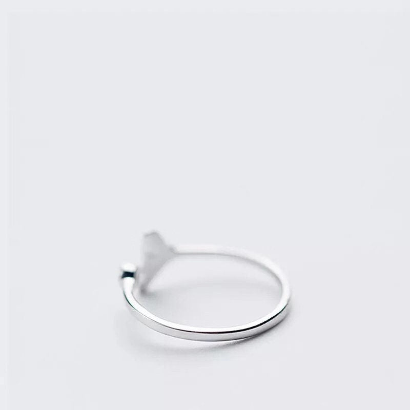 Gorgeous Mermaid Tears Adjustable Silver Ring