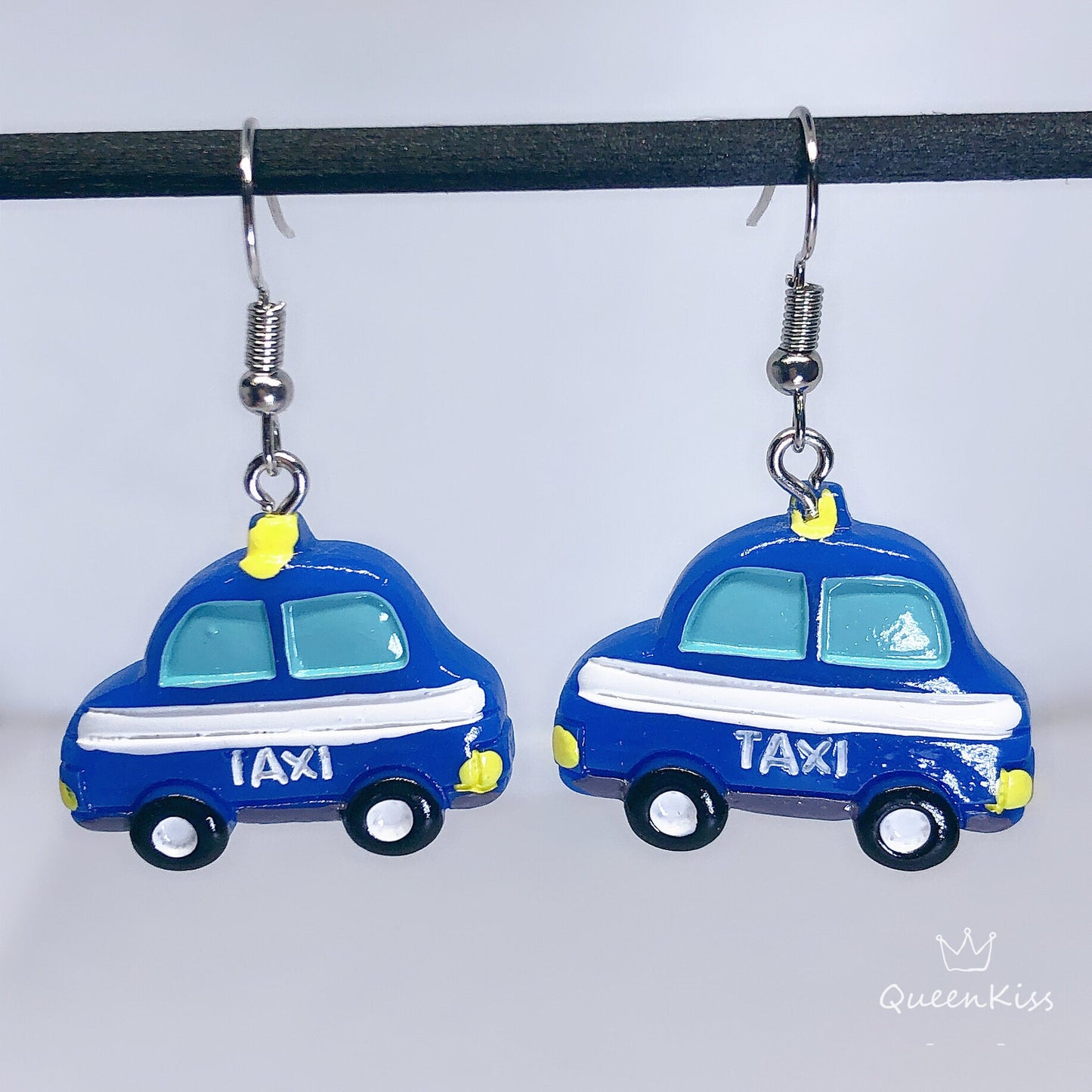 Sale!!! Cute Adorable Funny Light Schoolbus Taxi Police Car Earrings - Creative City!!