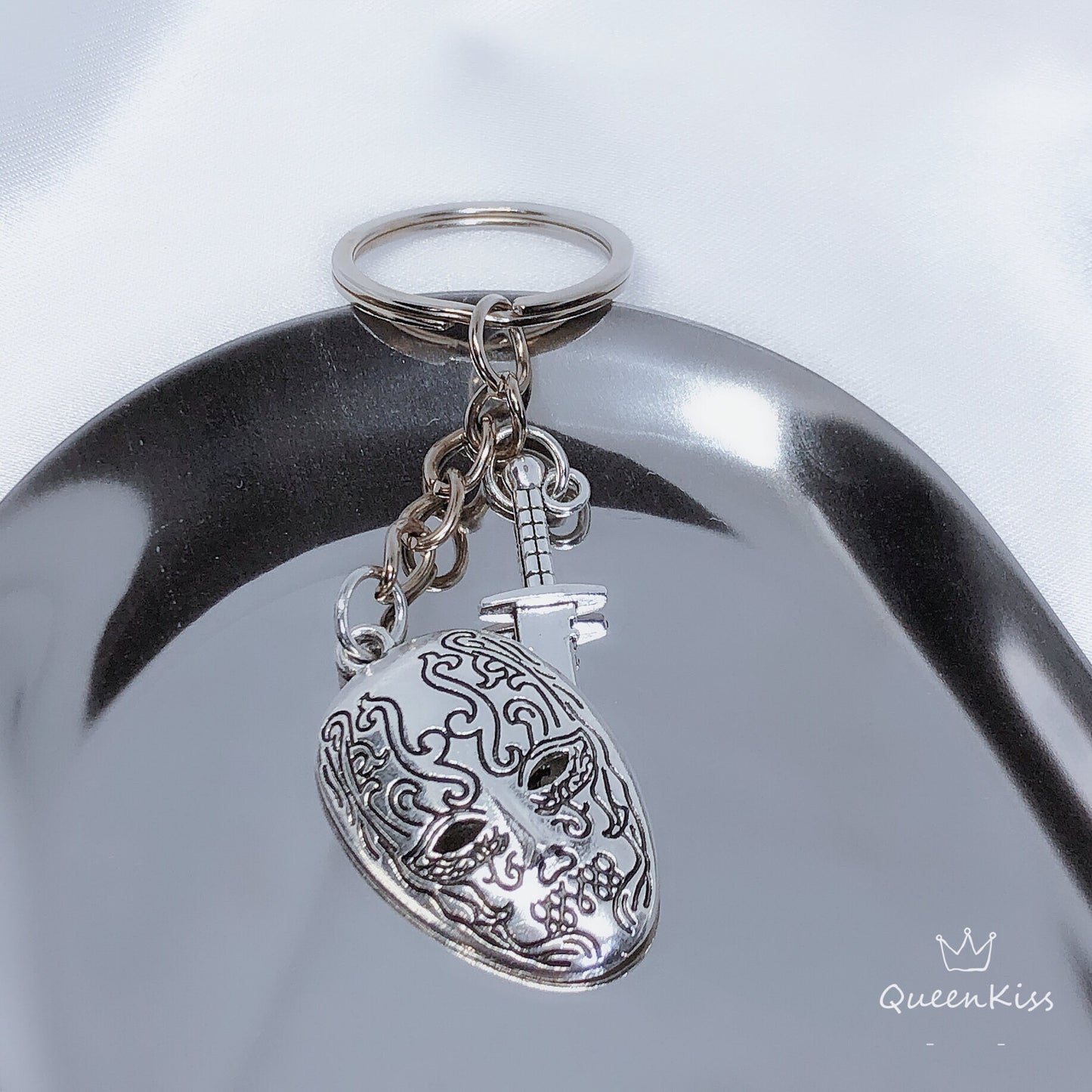 Cool Ninja and His Sword Keyring Key Ring Keychain - Ninja Gaiden!!