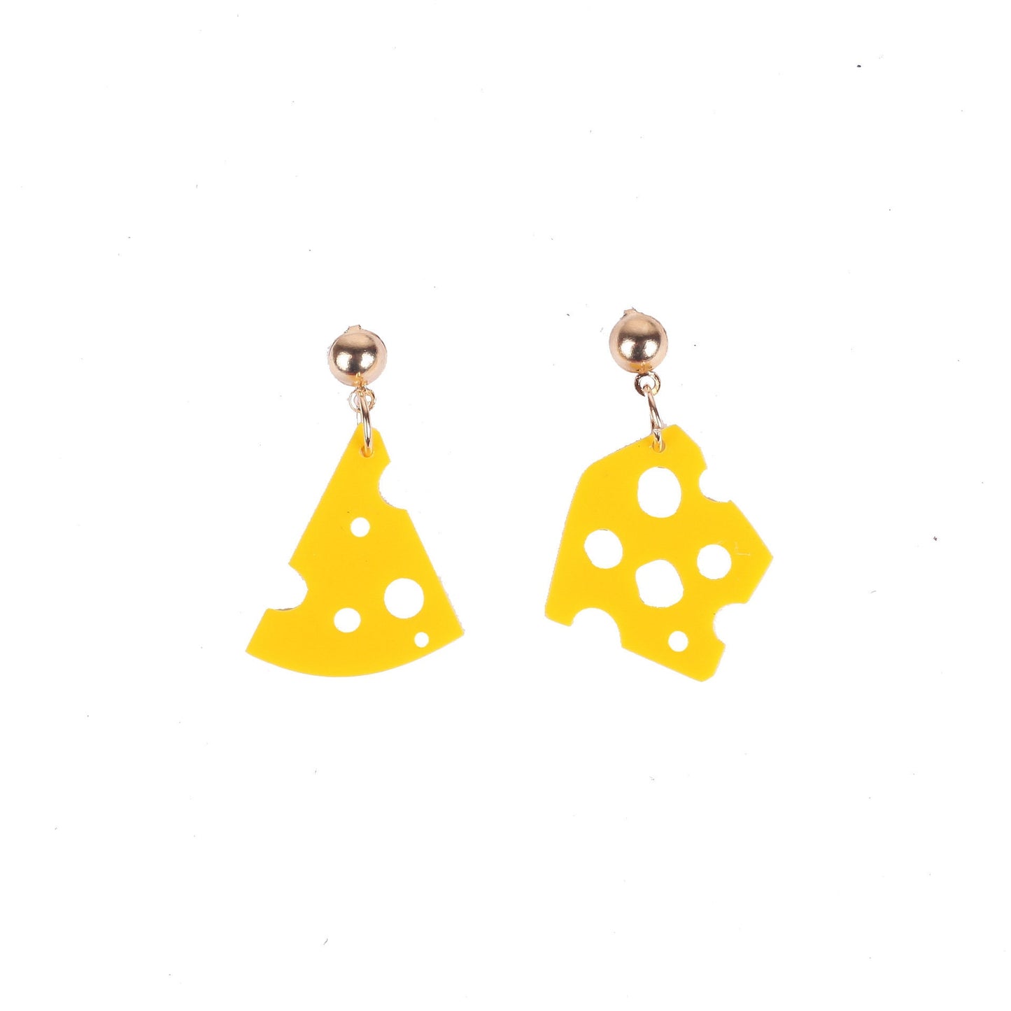 Sale!!! Cute Light Trendy Yellow Cheese Earrings - Eat Me!!