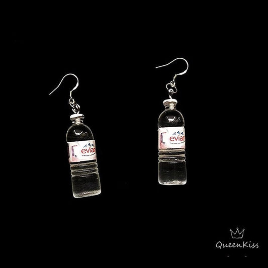 Popular Adorable Evian Water Popular Bottle Light Earrings -- Everywhere Matters!!