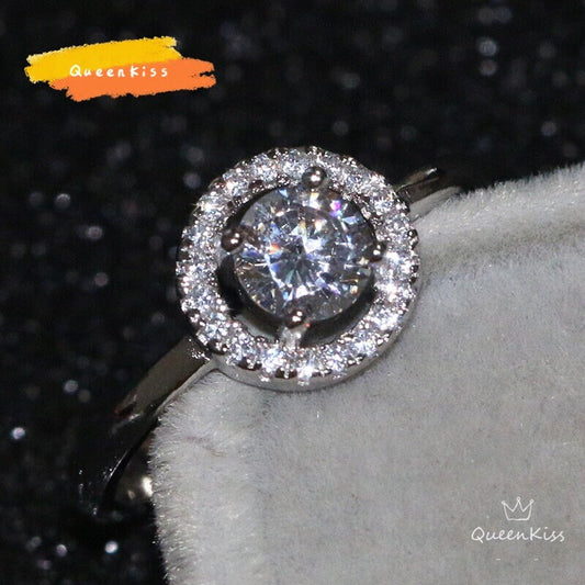 Gorgeous Dazzle Cubic Zircon Central Star Adjustable 925 Sterling Silver Ring