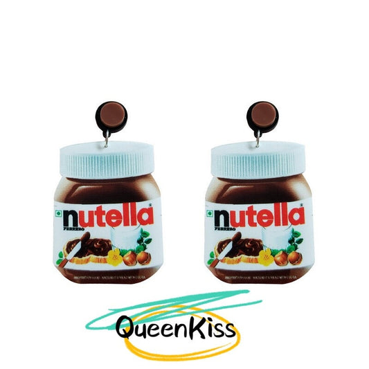 Cute Light Trendy Nutella Party Earrings - Daily Yummy!!