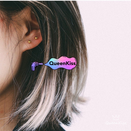 18k Gold and 925 Sterling Silver Studs Earrings, After Piercing Ears Care, Daily Ears Care, With 4mm or 3mm, Sell as Pair - Oxygen Care!!
