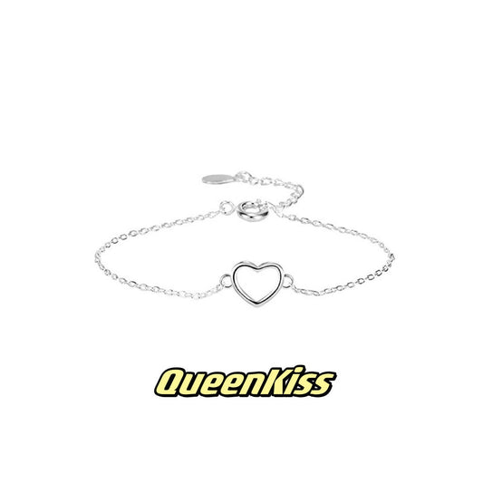 Romantic Heart Sterling Silver Bracelet - What a wonderful world!!