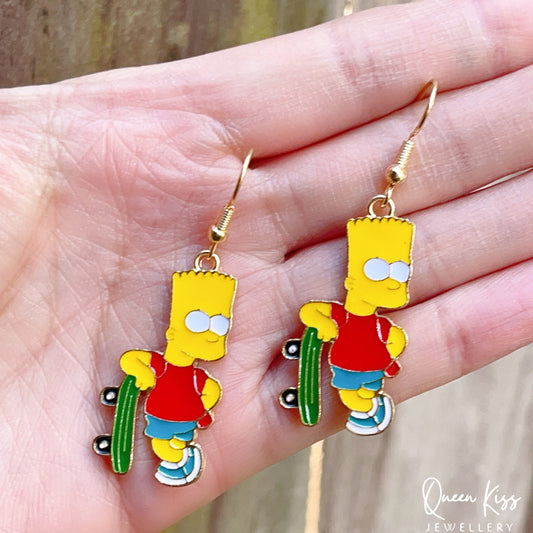 Super Cute Samson Character Earrings -- Good Boy!!